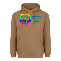 Toasted Coconut Peace Out Heavyweight Hoodie - Bettercallsaul