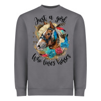 Storm just a girl who loves horses haflinger Heavyweight Sweatshirt - LillyAllenDesigns