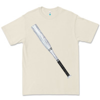 Bone white wooden softball bat Premium Tee - FaDigitalArtStudio