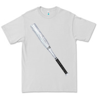 Dove Grey white wooden softball bat Premium Tee - FaDigitalArtStudio