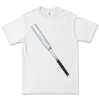 White white wooden softball bat Premium Tee - FaDigitalArtStudio