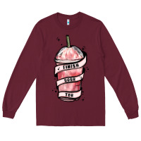 Burgundy finish your tbr Long Sleeve Tee - MaliasSmallBusiness