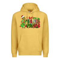 Antique Gold i believe in santa paws Premium Hoodie - texasbilliewilder