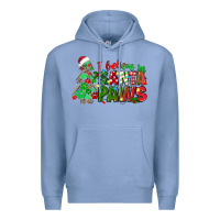 Colony Blue i believe in santa paws Premium Hoodie - texasbilliewilder