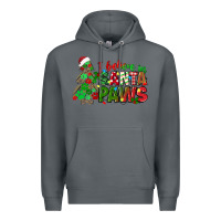 Rock i believe in santa paws Premium Hoodie - texasbilliewilder