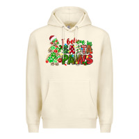 Sandshell i believe in santa paws Premium Hoodie - texasbilliewilder
