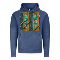 Vintage Denim aztec and arrow Vintage Hoodie - BundleAndBundleShop