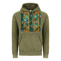Vintage Olive aztec and arrow Vintage Hoodie - BundleAndBundleShop