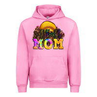 Fuchsia Pink softball mom Urban Hoodie - OliviaCreatesArt