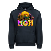 Navy softball mom Urban Hoodie - OliviaCreatesArt