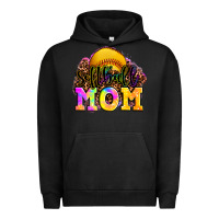 Pigment Black softball mom Urban Hoodie - OliviaCreatesArt