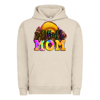 Pigment French Oak softball mom Urban Hoodie - OliviaCreatesArt