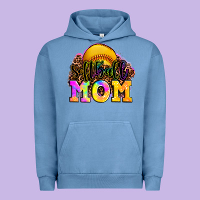 Softball Mom Urban Hoodie Designed By Oliviacreatesart