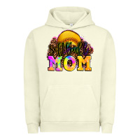 Pigment Pistachio softball mom Urban Hoodie - OliviaCreatesArt