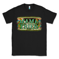 Black Cowhide Serappe Sunflower Mama Tried Classic Tee - Jasminsmagicworld