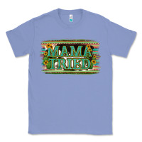Colony Blue Cowhide Serappe Sunflower Mama Tried Classic Tee - Jasminsmagicworld