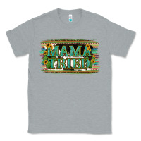 Heather Grey Cowhide Serappe Sunflower Mama Tried Classic Tee - Jasminsmagicworld