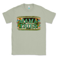 Matcha Cowhide Serappe Sunflower Mama Tried Classic Tee - Jasminsmagicworld