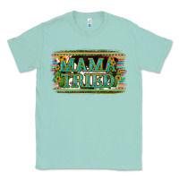 Seafoam Cowhide Serappe Sunflower Mama Tried Classic Tee - Jasminsmagicworld