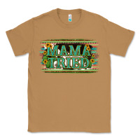 Toasted Coconut Cowhide Serappe Sunflower Mama Tried Classic Tee - Jasminsmagicworld