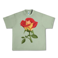 Oil Green Ketchup And Mustard Rose Urban Heavy Tee - LillyAllenDesigns