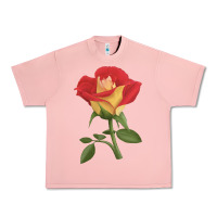 Salmon Ketchup And Mustard Rose Urban Heavy Tee - LillyAllenDesigns