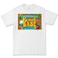 White beach babe skinny metal can holder Premium Tee - HRA Design Shop