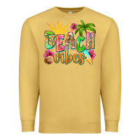 Antique Gold Beach vibes Premium Sweatshirt - NancyCooperArtShop