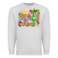 Dove Grey Beach vibes Premium Sweatshirt - NancyCooperArtShop
