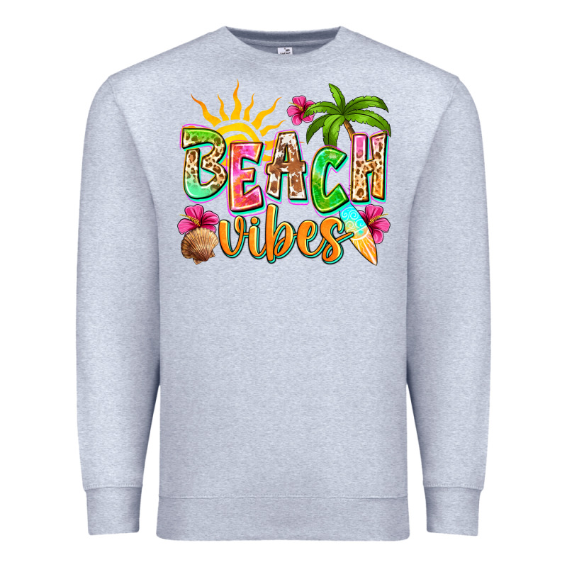 Beach Vibes Premium Sweatshirt by NancyCooperArtShop | Teevron