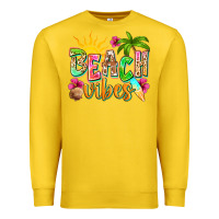 Lemon Beach vibes Premium Sweatshirt - NancyCooperArtShop