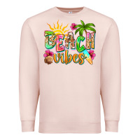 Pale Pink Beach vibes Premium Sweatshirt - NancyCooperArtShop