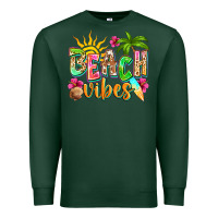 Sports Green Beach vibes Premium Sweatshirt - NancyCooperArtShop