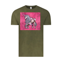 Vintage Olive unicorn Vintage Tee - LillyAllenDesigns