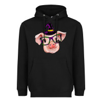 Black pig with halloween Heavyweight Hoodie - RanaPortraitStore