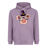 Lavender pig with halloween Heavyweight Hoodie - RanaPortraitStore
