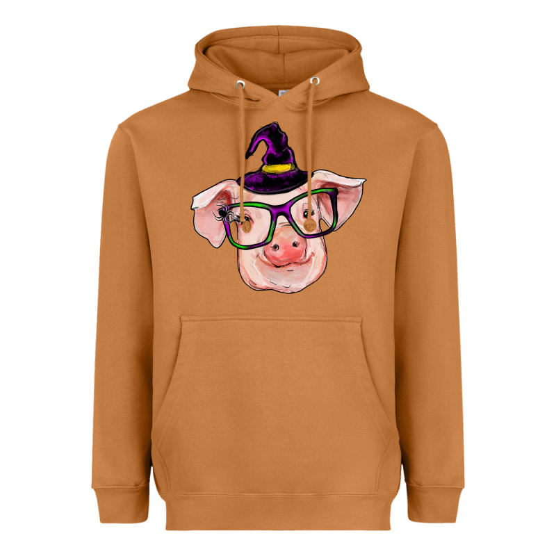 Pig With Halloween Heavyweight Hoodie by RanaPortraitStore | Teevron