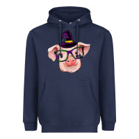 Navy pig with halloween Heavyweight Hoodie - RanaPortraitStore