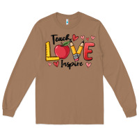 Toasted Coconut teach love inspire Long Sleeve Tee - MaliasSmallBusiness