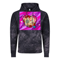 Cloud Black valentines day playing cards and pearl watercolor Vintage Hoodie - AdoDesignShop