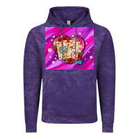Cloud Purple valentines day playing cards and pearl watercolor Vintage Hoodie - AdoDesignShop