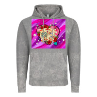 Cloud Rock valentines day playing cards and pearl watercolor Vintage Hoodie - AdoDesignShop