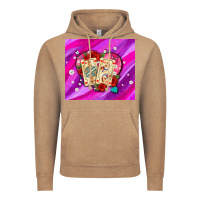 Vintage Coffee valentines day playing cards and pearl watercolor Vintage Hoodie - AdoDesignShop