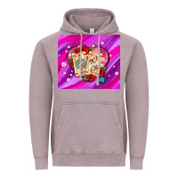 Vintage Zinc valentines day playing cards and pearl watercolor Vintage Hoodie - AdoDesignShop
