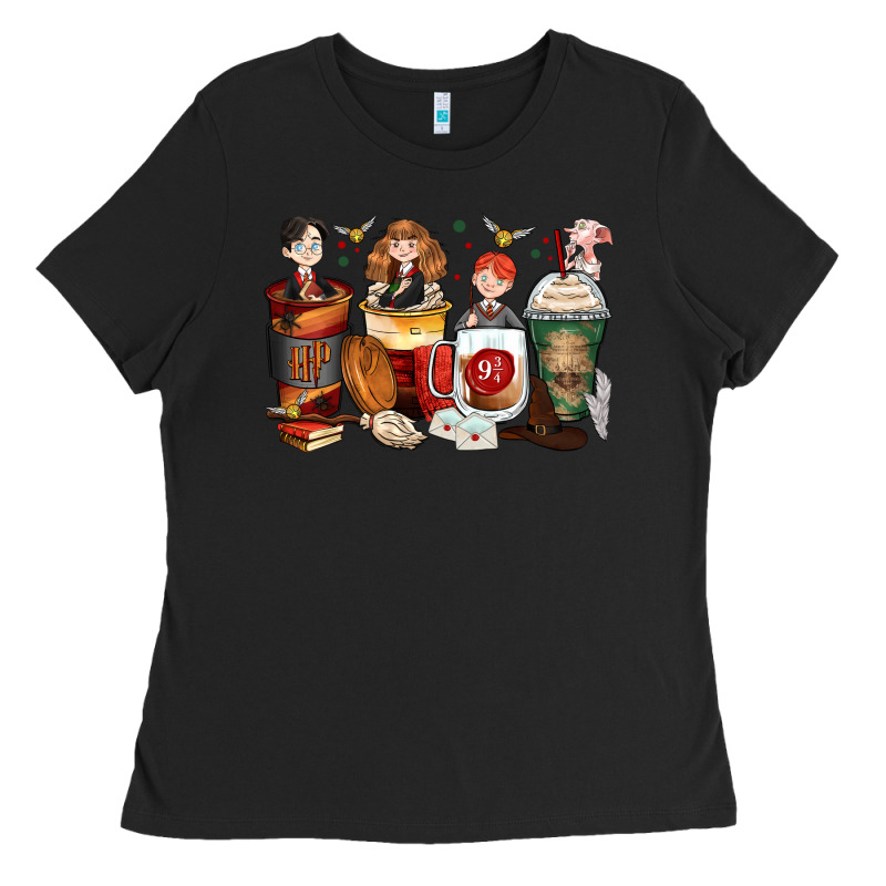 Harry Coffee Cups Ladies Tee by Zillion Design Studio | Teevron