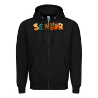 Black fall senior 2023 Zipper Hoodie - BundleAndBundleShop