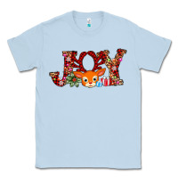 Dusty Blue joy reindeer Classic Tee - AdoDesignShop