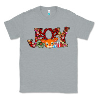 Heather Grey joy reindeer Classic Tee - AdoDesignShop