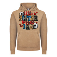 Vintage Coffee little sister biggest fan soccer Vintage Hoodie - Jasminsmagicworld
