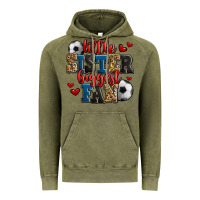 Vintage Olive little sister biggest fan soccer Vintage Hoodie - Jasminsmagicworld
